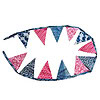 multicolor cotton bunting