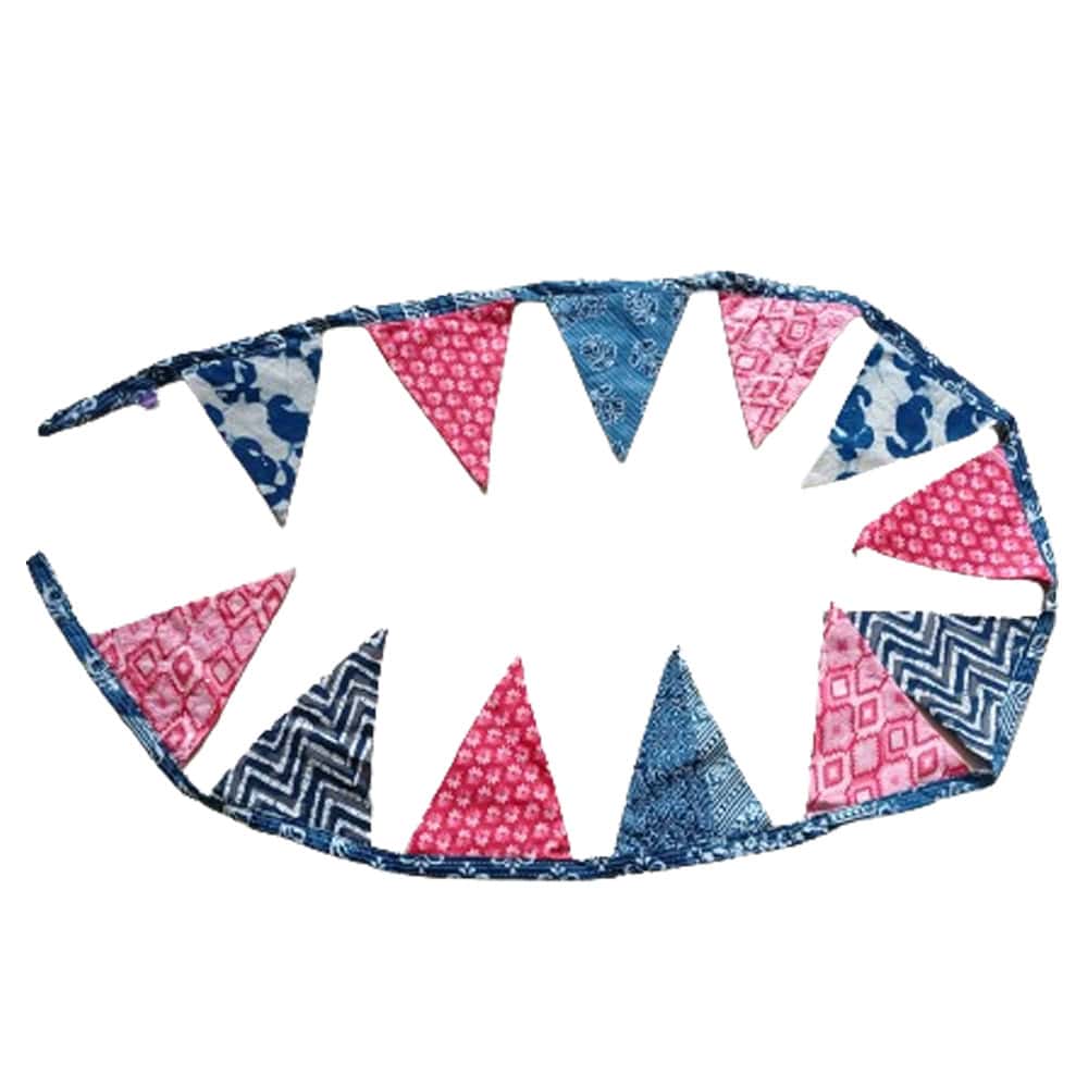 multicolor cotton bunting