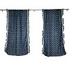 blue curtain