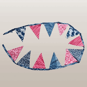 Multicolour bunting