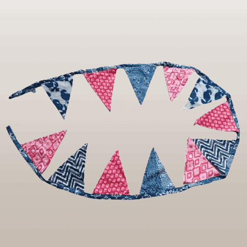 Multicolour bunting