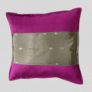 Purple cushion cover