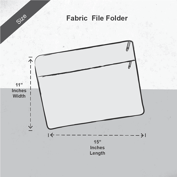 Fabric file folder