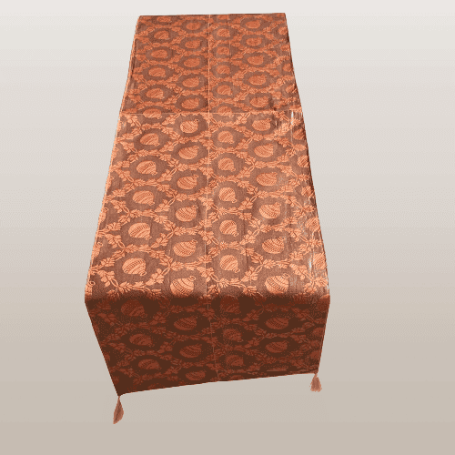 orange table runner