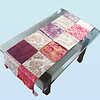 Off white patch work table runner