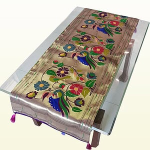 paithani table runner