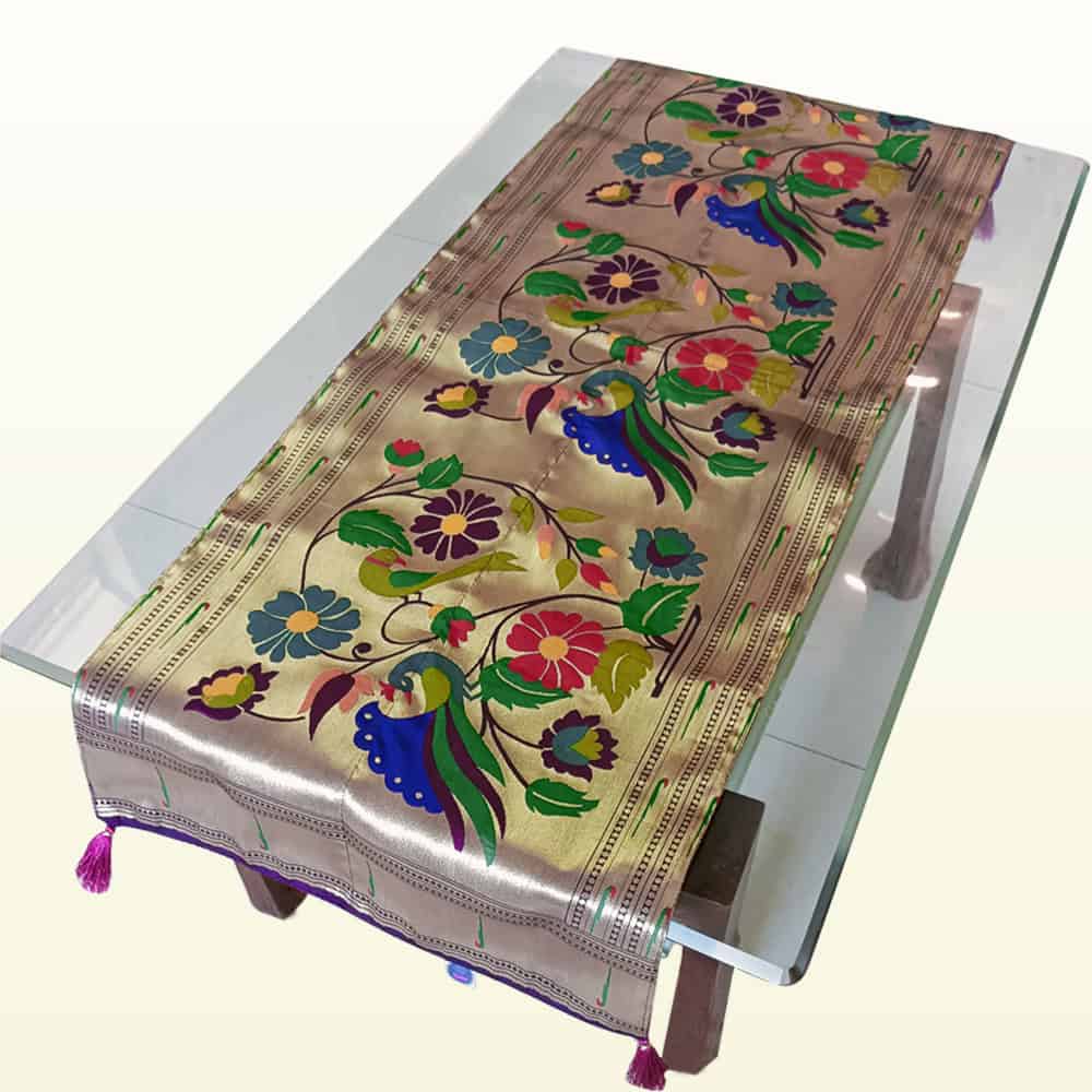 paithani table runner