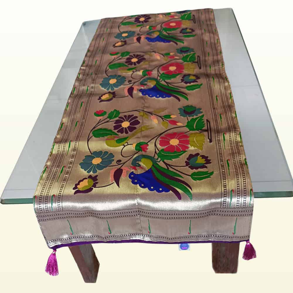 paithani table runner