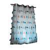 window curtains bird print