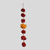 fabric flower wall hanging