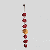 fabric flower wall hanging